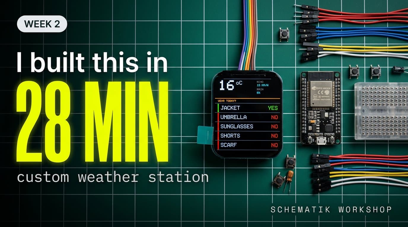 I Built an ESP32 Weather Station That Tells Me What to Wear