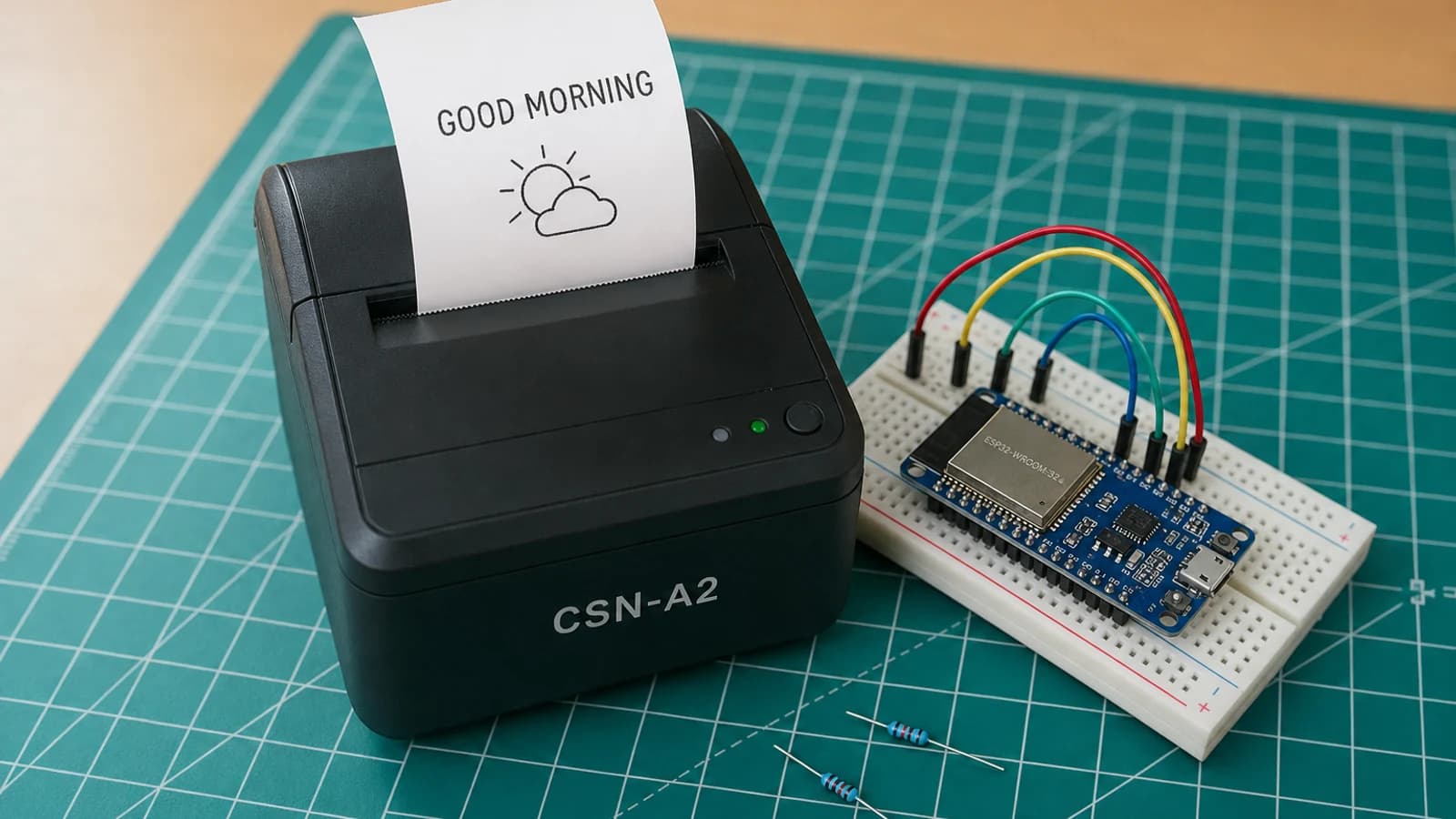 How to Build a Morning Thermal Printer with ESP32