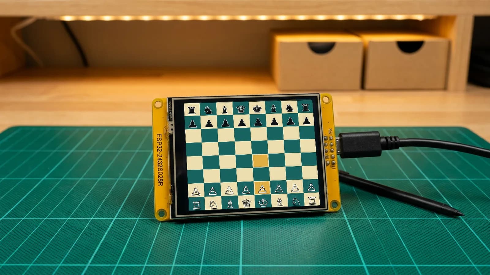How to Build a Touchscreen Chess Game on a Cheap Yellow Display