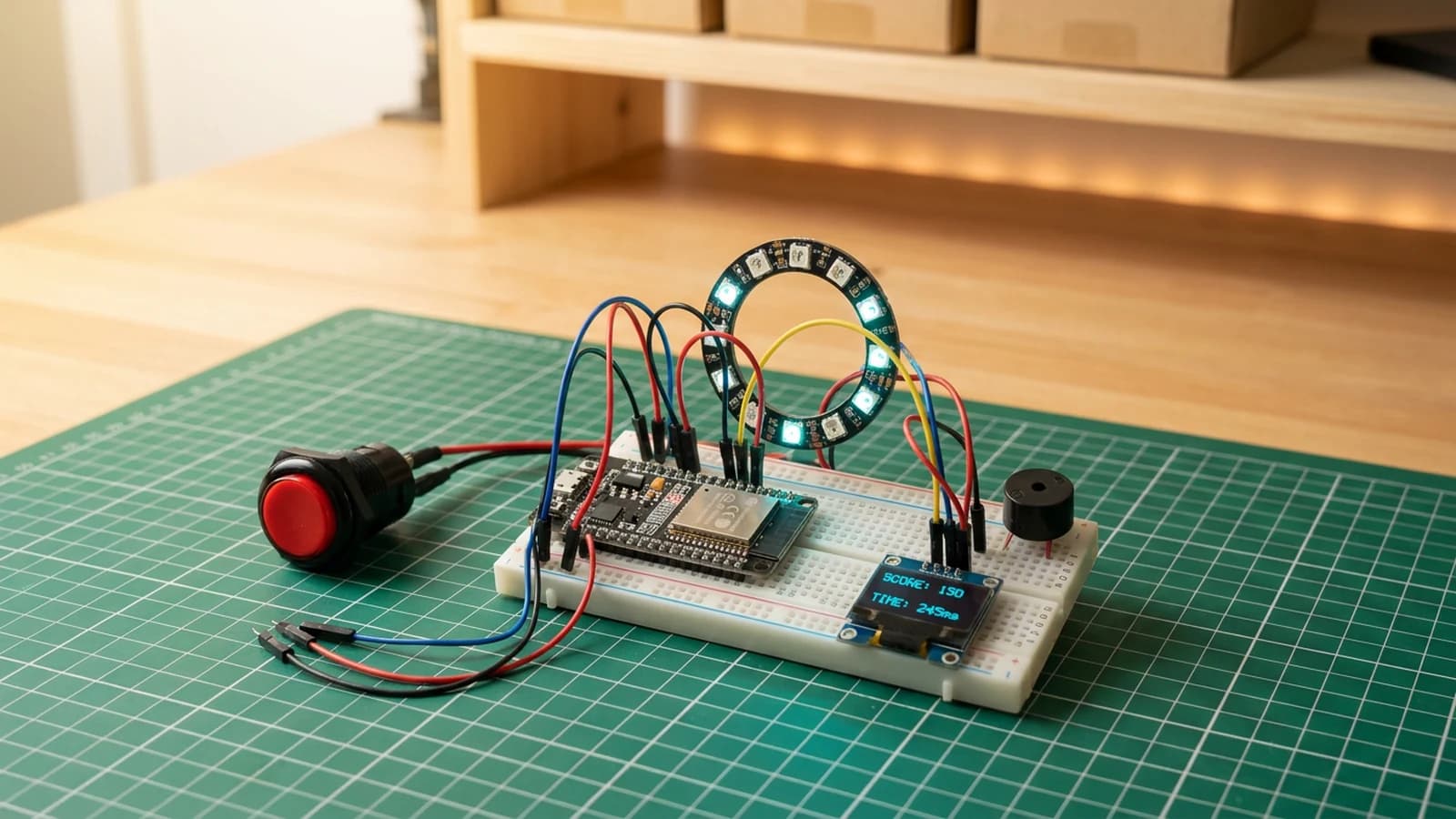 How to Build an Arcade Reaction Tower with ESP32