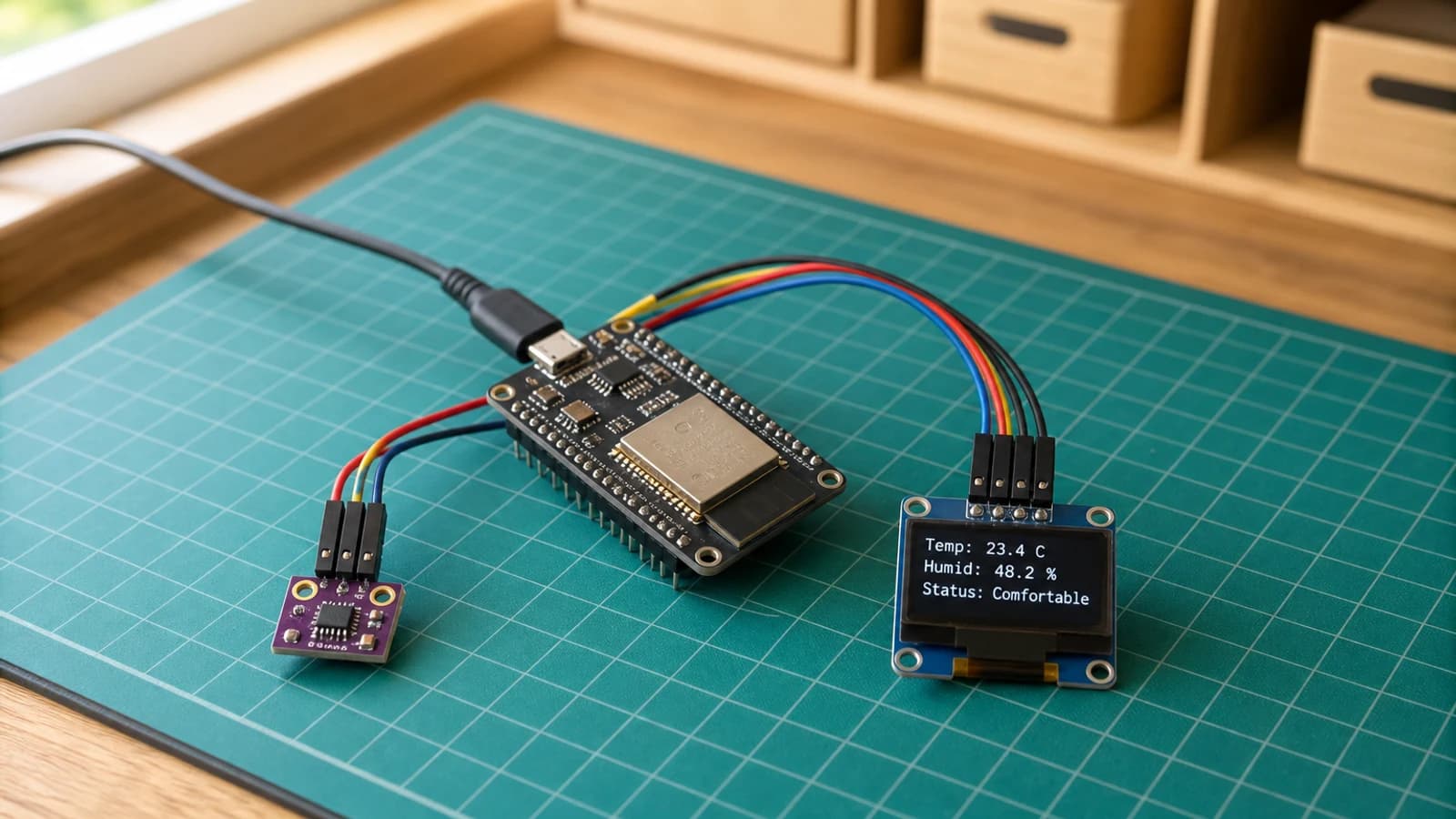 How to Build an ESP32 Air Quality Monitor with BME280