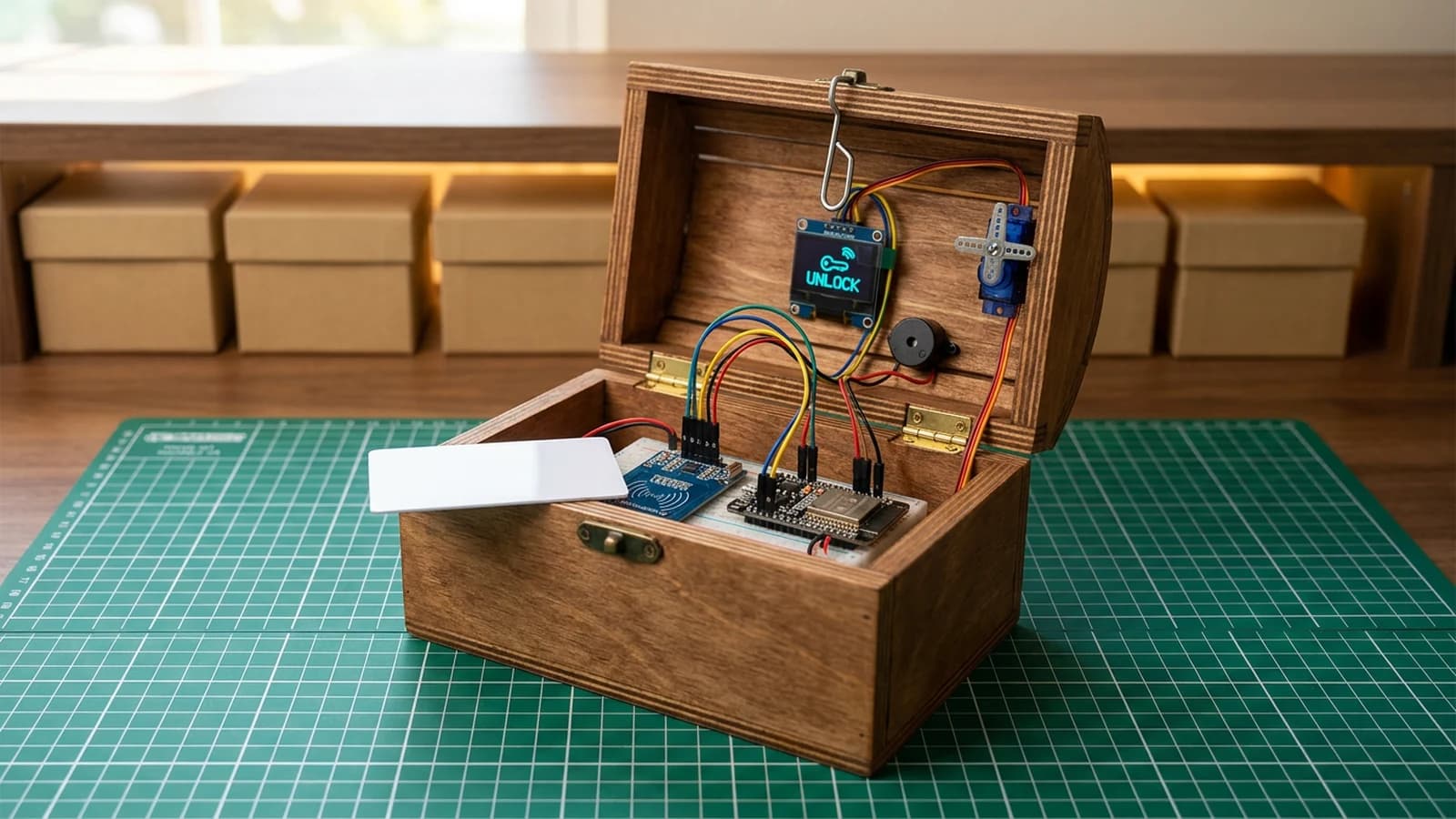 How to Build an RFID Treasure Chest with ESP32
