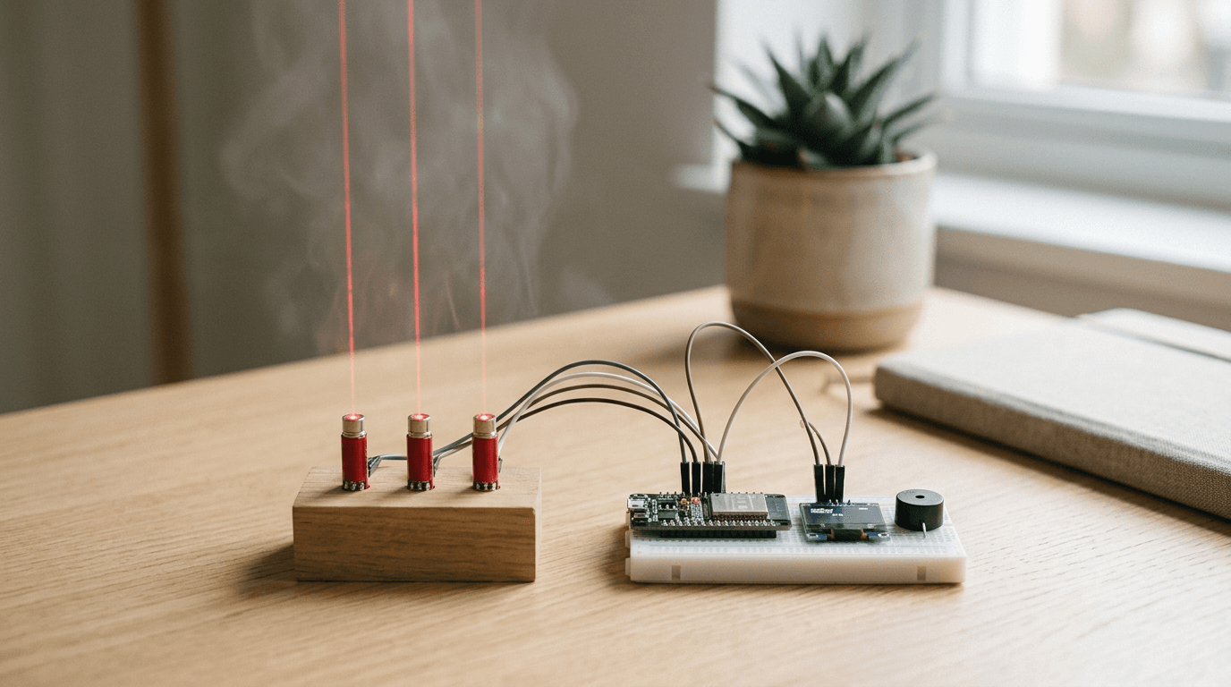 How to Build a Laser Harp Synth with ESP32