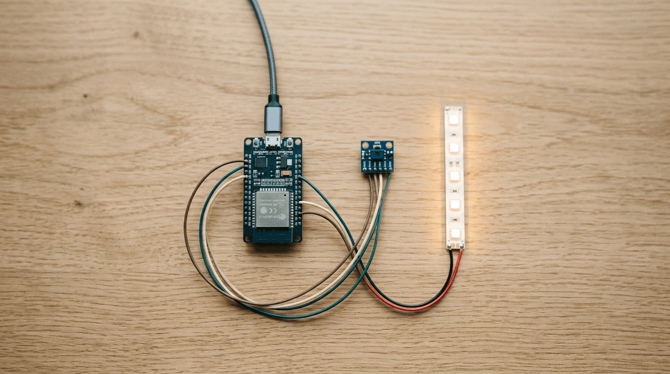 How to Build a Gesture-Controlled Mood Lamp with ESP32