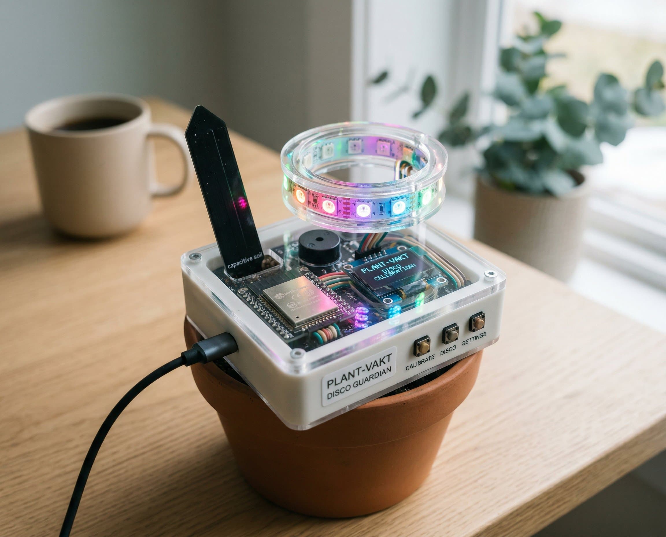 How to Build a Plant Disco Guardian with ESP32